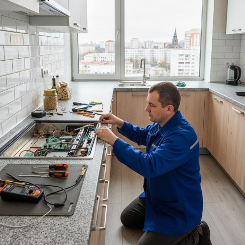Ремонт варочных панелей в Ижевске на дому — срочно с выездом мастера